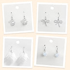 160 PCS/80 Pairs Sliver Earring Hooks Hypoallergenic Ear Wires Fish Hooks with 100 PCS Clear Silicone Earring Backs and 100 PCS Jump Rings Silver Earring Finding for DIY Jewelry Making - color: C style-Silver Earring Hooks