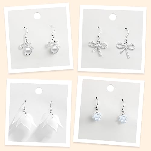 160 PCS/80 Pairs Sliver Earring Hooks Hypoallergenic Ear Wires Fish Hooks with 100 PCS Clear Silicone Earring Backs and 100 PCS Jump Rings Silver Earring Finding for DIY Jewelry Making - color: C style-Silver Earring Hooks
