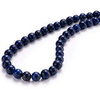 BEADIA Natural Lapis Lazuli Stone Round Loose Semi Gemstone Beads for Jewelry Making 6MM 61PCS - color: Lapis Lazuli, size: 6mm