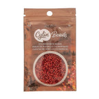 John Bead 25g Cylin Beads Red Silver Lined 11/0 Glass Cylindrical Seed Beads for Jewelry Bracelets Necklaces Earrings Making Embroidery - color: Red Silver Lined