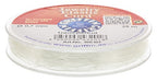 Griffin Elastic Beading Cord, Clear, 0.7 Millimeters, 25 Meters | BDC-476.00