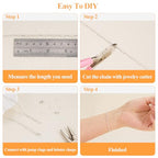 YOUBEIYEE 16.4 Feet Silver Plated Stainless Steel Jewelry Chain Roll Necklace Bracelet DIY for Women Jewelry Supplies Findings - color: Silver