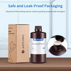 ANYCUBIC 3D Printer Resin Bundle, 405nm SLA UV-Curing Resin with High Precision and Quick Curing & Excellent Fluidity for LCD 3D Printing (4Packs*1kg Clear, 4kg in Total) - color: Clear, size: 4kg