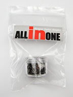 ALL in ONE 15 Gram/135pcs 6mm Antique Bronze Plated Open Jump Ring with Storage Box - color: Antique Bronze, size: 6mm