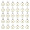 PATIKIL Pearl Charm, 100pcs Pearl Beads Faux Pearl Pendant Charm DIY for Jewelry Making Bracelets Earrings Necklace Crafts - color: Silvery Beige, size: 8mm