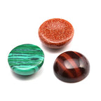 Natural Stones Cabochon 4 6 10 12 14 16 18 20 MM Round No Hole for Making Jewelry - size: 6 MM