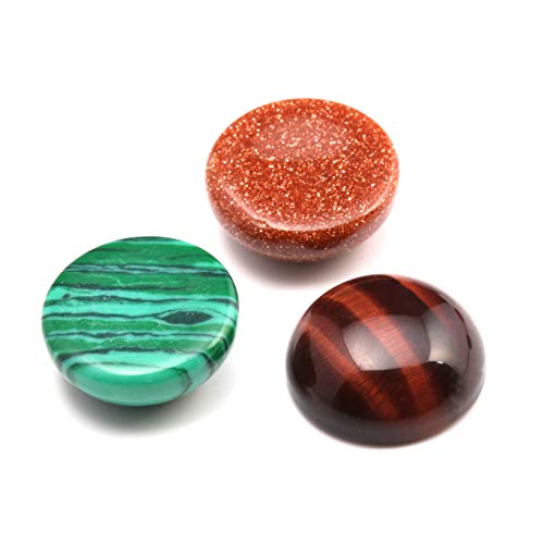 Natural Stones Cabochon 4 6 10 12 14 16 18 20 MM Round No Hole for Making Jewelry - size: 6 MM