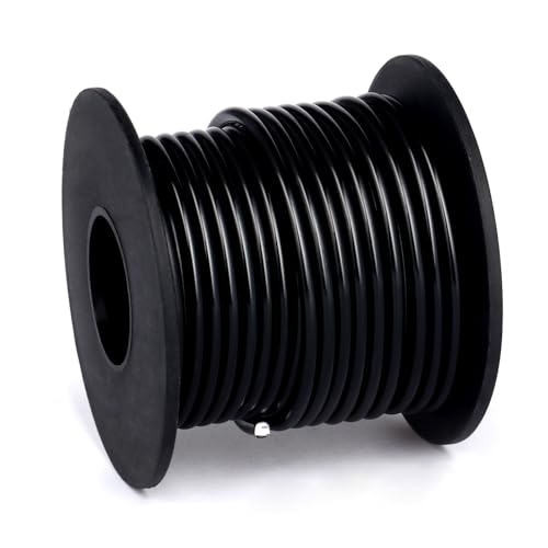 Aluminum Craft Wire, 32.8 Feet 3.0 mm/ 8 Gauge Black Bendable Soft Metal Aluminum Wire Roll Bulk for DIY Crafts Sculpting Jewelry Making - color: Black, size: 8 Gauge