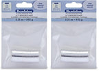 Beadalon Memory Wire, Flat, Ring, Silver Plated, Approx. 33 coils (Pack of 2) - color: Silver, size: Ring (Pack of 2)