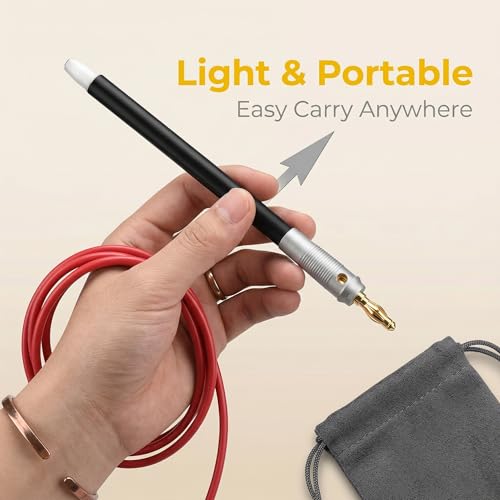 Taidda Gold Plating Pen, Lightweight Portable Silver Gold Plating Tool Electroplating Pen Jewelry Making Accessory for Jewelry Making and Repairing