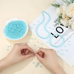 500Pcs Light Blue Glass Beads for Bracelets Necklace, 6mm Round Crystal Beads for Bracelet Jewelry Making Kits Earring Necklaces and DIY Crafts(Light Blue) - color: Light Blue