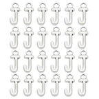 PATIKIL Letter Charm, 50pcs Alphabet Initial Pendant Charm Bulk DIY for Jewelry Making Bracelets Earrings Necklace - style: J
