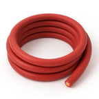 2 AWG EPR Welding Cable, Pure Copper Battery Cable, Flexible Power Wire for Car, Inverter, RV, Solar, Audio, Marine Applications, Black and Red (5 FT RED, 2 AWG) - color: 5 FT RED