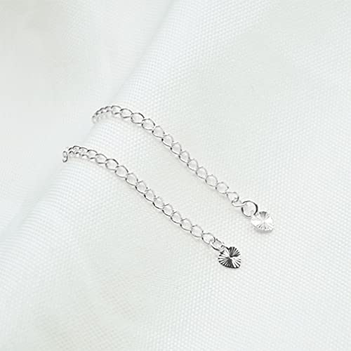Mulutoo 200 Pcs Chain Extender for Jewelry Making, Bracelet & Necklace Extension Chain, Silver & Gold, 70mm x 4mm - color: Gold and Silver, size: 70mmx4mm