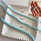 350Pcs 6mm Faceted Green Glass Crystal Briolette Beads for Jewelry Making, Bracelets, Earrings, Wind Chimes, Suncatchers - color: Green, size: 6mm