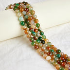 100pcs 6mm Peacock Agate Beads Natural Gemstone Beads Round Loose Beads for Jewelry Making - color: Peacock Agate, size: 6mm