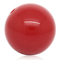60 Round Red Acrylic Beads 20mm Diameter with 2.8mm Hole - color: Red, size: 20mm
