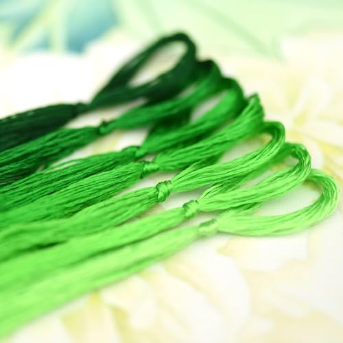 MIINGGUXIUYI Mulberry Silk Floss Embroidery Thread Floss-Cross Stitch Threads China Silk Woven Jewelry Threads DIY Sewing Kits (90) - color: 90