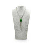 Oirlv Velvet 3-Dimensional Jewelry Stand Necklace Pendant Chain Jewelry Bust Display Holder (H15.16) - size: H15.16"