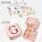 Inngeroo Christmas Stocking Stuffers for Women, Travel Jewelry Case Box Organizer Personalized Gifts, Fashion Travel Essentials Trendy Stuff for Teen Girls - style: G
