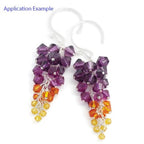 100pcs Authentic Preciosa 3mm (0.12 Inch) Small Faceted Bicone Crystal Loose Beads Rose AB (Pink) Compatible with Swarovski Elements Crystals for Jewelry Making Pre-B368 - color: Rose AB, size: 3mm (0.12 Inch) - 100pcs