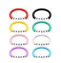DATOA 8Pcs Cheer Bracelet Stackable Clay Beaded Bracelets Disc Stretch Preppy Bracelets Colorful Cheerleading Jewelry Gift for Cheer Team - color: Colorful