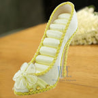 2 PCS Set Jewlery Display Shoe Ring Holder - Mannequin Necklace Display Bracelet Orgaziner (Yell) - color: Yell