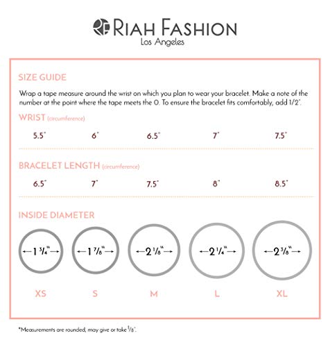 RIAH FASHION Multi Color Stretch Beaded Stackable Bracelets - Layering Bead Strand Statement Wrap Bangles - color: Boho Mix - Fuchsia, size: 7.0 Inches Length