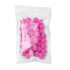 40pcs Round Acrylic Berry Beads, 12mm Large Chunky Bubblegum Beads Loose Spacer Ball Bead for Jewelry Making Earrings Necklaces Bracelets DIY Beading Crafts, Fuchsia - color: Fuchsia