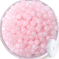 QINJIEJIE 100PCS Rose Quartz Beads 8mm Natural Stone Beads Round Loose Gemstone Bead for Bracelet Beading Crystal Jewelry Making DIY Necklace Earrings 0.32" - color: Rose Quartz, size: 100PCS