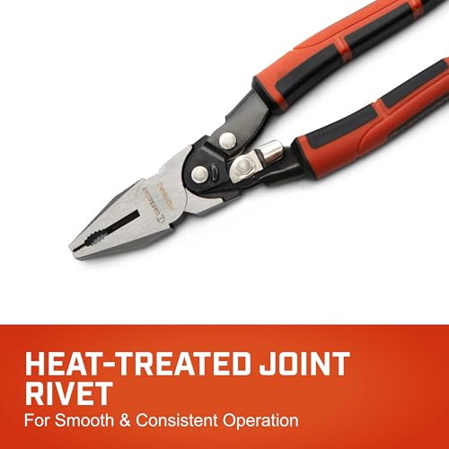 Crescent 8" Pro Series Dual Material Lineman's Compound Action Cutting Pliers - PS20509C - style: Linesman