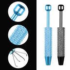 5PCS Piercing Tools for Changing Jewelry, Mini Stainless Steel 4-Claw Jeweler's Pick up Tool Piercing Ball Grabber Tool for Ic Chip Electronic Components Small Parts(2.47×0.31 Inches, 5 Colors)