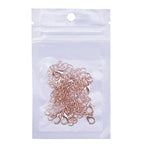 5 Pieces Necklace Extenders eBoot Chain Extenders Set for Necklace Bracelet DIY Jewelry Making (Rose Gold)