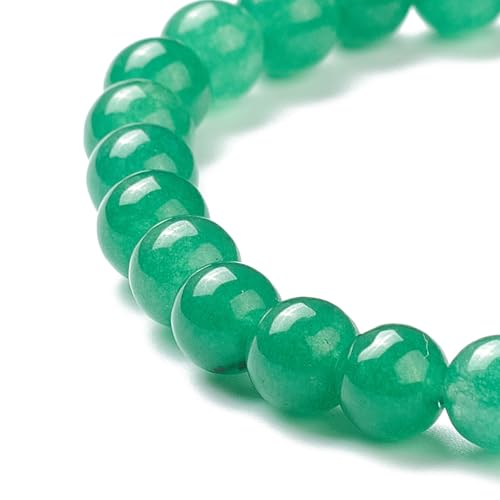 Elecrelive Glass Round Beaded Bracelet Set Clay Beaded Bracelets Stretch Bracelets - color: Green
