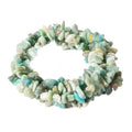 5-8mm 34 inches Natural Crystal Stone Beads for Jewelry Making Tumbled Drilled Irregular Gravel Gemstones Chips Stone Beads by Strand (Amazonite) - color: AAA Amazonite