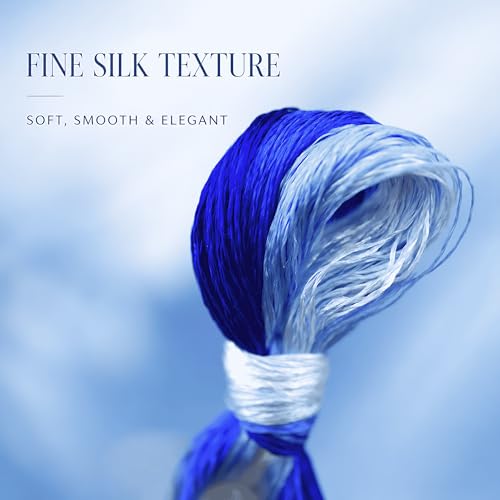 Mulberry Silk Floss Embroidery Thread Floss-Cross Stitch Threads China Silk Woven Jewelry Threads DIY Sewing Kits (110) - color: 110