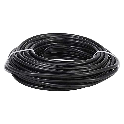 Fashewelry 32.8 Feet 5mm Black Aluminum Wire Bendable Metal Craft Wire for Beading Sculpting Jewelry Making - color: Round-Black, size: 5mm