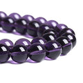 10MM 38PCS Purple Amethyst Glass Crystal Beads for Jewelry Making DIY Bracelet Necklace - color: Amethyst Glass, size: 10mm