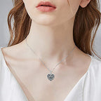 SOULMEET Personalized Silver Locket Necklace That Holds Pictures Photo Keep Someone Near to You, Memorial Custom Lockets Necklaces Letters Engraving for His Her - color: E-Bee-Black, style: Locket+Custom Photo