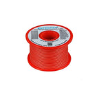 BNTECHGO 30 Gauge Silicone Wire Spool 50 ft Red Flexible 30 AWG Stranded Tinned Copper Wire - size: 30 gauge silicone wire 50ft, style: Red