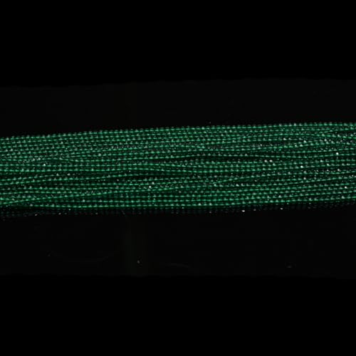 10 Strands Spinel Beads Artificial Faceted Small Round Loose Beads 3mm 15 inch for Jewelry Making Charms Necklace Bracelet - color: Green