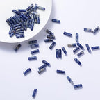 Natural Blue Sodalite Cylinder Tube Beads 4x13mm 38cm/str Loose Semi Gemstone Stone Beads for Making Bracelets Necklace Earrings - color: Blue Sodalite, size: 4x13mm Cylinder