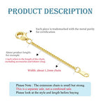 14k Gold 0.5"/1"/1.5"/2"/3" Necklace Bracelet Extender Chain, Necklace Extender Gold 14k, Durable Removable Gold Chain Extender, Gold Extension Chain for Necklace Anklet - color: style 1(Yellow)-Lobster Clasp, size: 2inch