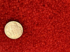 Seed Beads Size:11/0 50 gr / 1.76 oz (Trasluscent Red Matte) - color: Trasluscent Red Matte