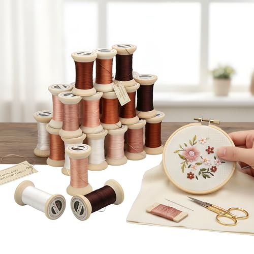 Natural 100% Mulberry Handmade Embroidery Silk Thread Silk Floss (30) - color: 30