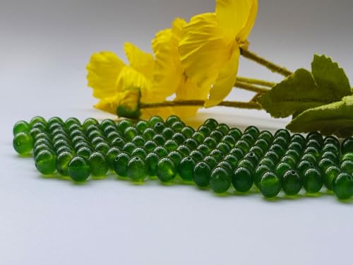 Stone Beads 6mm 140pcs Green Chalcedony Beads Round Loose Gemstones Beads for Bracelet Necklace Jewelry Making (6mm, 60634 Green Chalcedony) - color: Green Chalcedony Beads, size: 6mm