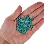 180pcs 4x2mm Green Turquoise Disk Rondelle Spacer Natural Stone Semi Precious Gemstone Loose Beads for Jewelry Making 15.5 Inch - color: Green Turquoise