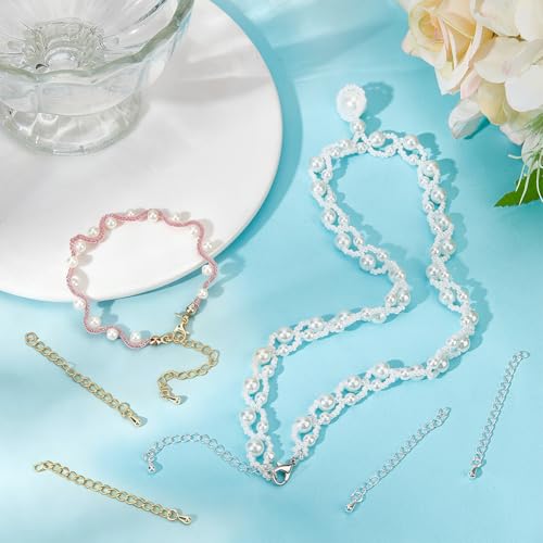 Beebeecraft 20Pcs 2 Colors Teardrop Chain Extender, 18K Gold & Sterling Silver Plated Bracelet Extender Chains Charm Extension Curb Chains Tails for Jewelry Making Necklaces DIY Crafts Supplies - color: Gold & Silver-teardrop
