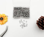 600 Pcs 304 Stainless Steel Jump Rings,6MM Open/Close O Rings,Loop Contactors for Jewelry Making,DIY Crafts, Industrial Repair 1MM Thickness (18 Gauge) - size: 6MM