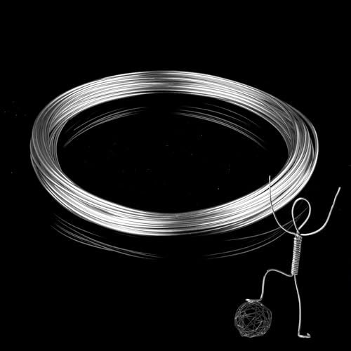 2mm Bendable Aluminum Wire, 32.8 Feet Metal Craft Wire for Sculpting, DIY Jewelry Making, Doll Making, Modelling and Bonsai Training - size: 10 M x 2 mm